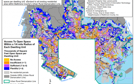 Open Space Deficit Map